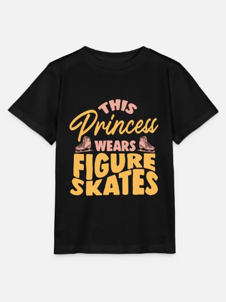 Eiskunstlauf Schlittschuh - Stanley/Stella Kinder T-Shirt MINI CREATOR - Schwarz