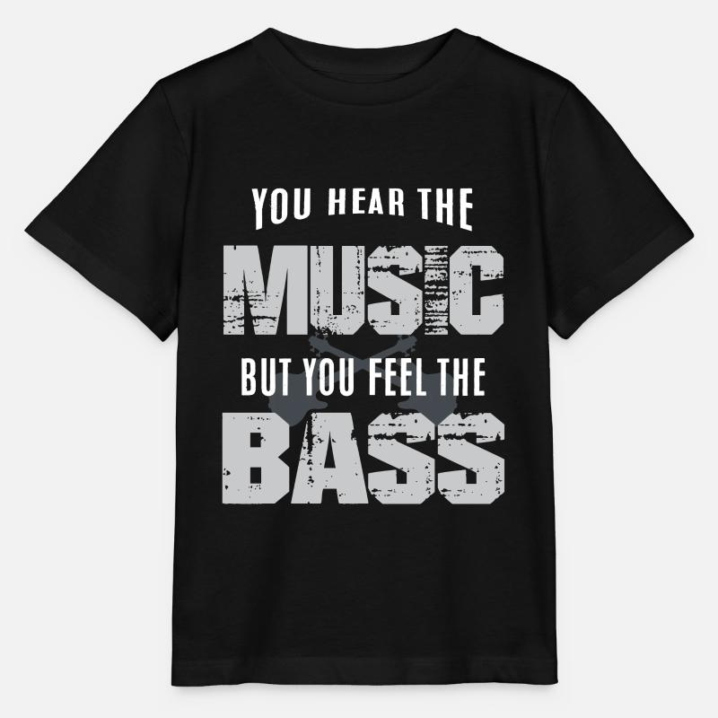 Guitare basse - T-shirt bio MINI CREATOR Stanley/Stella Enfant - noir