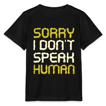 Alien - Stanley/Stella Kinder T-Shirt MINI CREATOR  - Schwarz - Vorne - Mikhail (115cm)