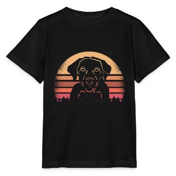 Labrador - T-shirt bio MINI CREATOR Stanley/Stella Enfant - noir - Devant - Mikhail (115cm)