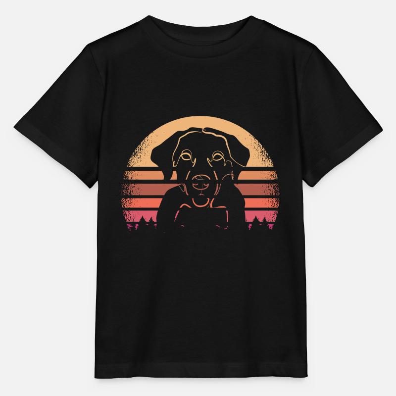 Labrador - T-shirt bio MINI CREATOR Stanley/Stella Enfant - noir