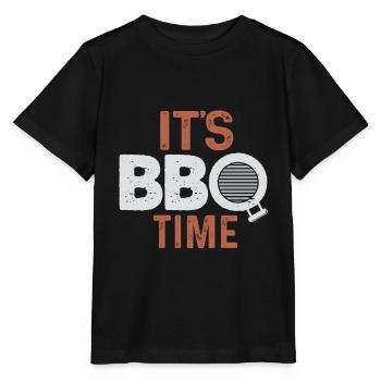 Grillades au barbecue - T-shirt bio MINI CREATOR Stanley/Stella Enfant - noir - Devant - Mikhail (115cm)
