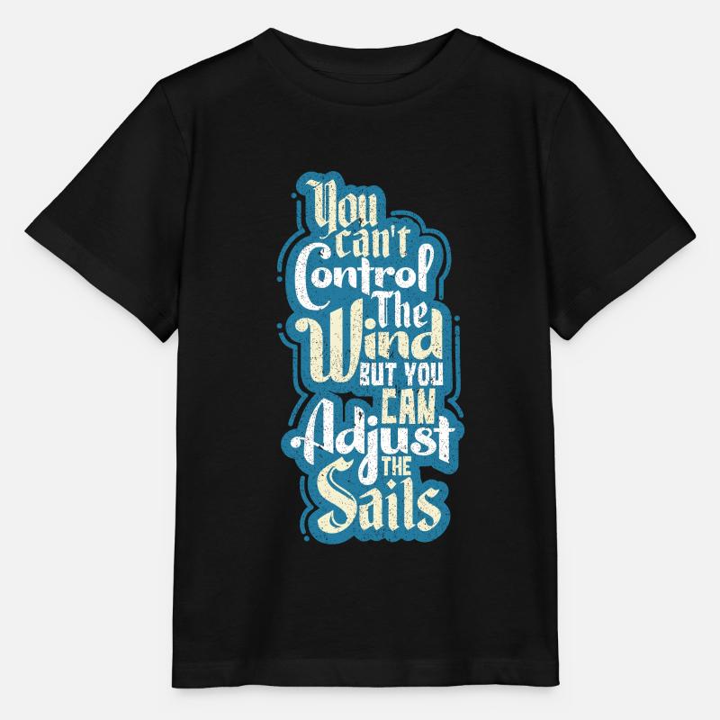 navigation à voile - T-shirt bio MINI CREATOR Stanley/Stella Enfant - noir