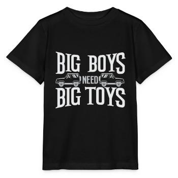 Véhicule tout terrain - T-shirt bio MINI CREATOR Stanley/Stella Enfant - noir - Devant - Mikhail (115cm)