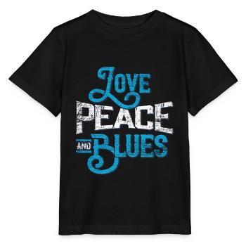 Blues - Stanley/Stella Kinder T-Shirt MINI CREATOR  - Schwarz - Vorne - Mikhail (115cm)