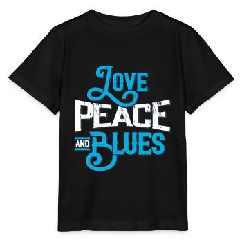 Blues - Stanley/Stella Kinder T-Shirt MINI CREATOR  - Schwarz - Vorne - Mikhail (115cm)