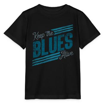 Blues - Stanley/Stella Kinder T-Shirt MINI CREATOR  - Schwarz - Vorne - Mikhail (115cm)