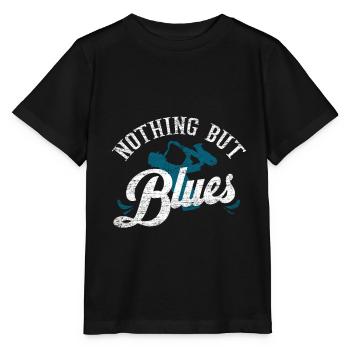 Blues - Stanley/Stella Kinder T-Shirt MINI CREATOR  - Schwarz - Vorne - Mikhail (115cm)