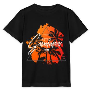 été - T-shirt bio MINI CREATOR Stanley/Stella Enfant - noir - Devant - Mikhail (115cm)