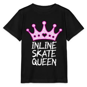 inline skate queen - Stanley/Stella Kinder T-Shirt MINI CREATOR  - Schwarz - Vorne - Mikhail (115cm)