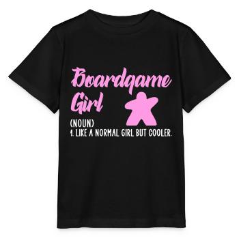 boardgame girl - Stanley/Stella Kinder T-Shirt MINI CREATOR  - Schwarz - Vorne - Mikhail (115cm)