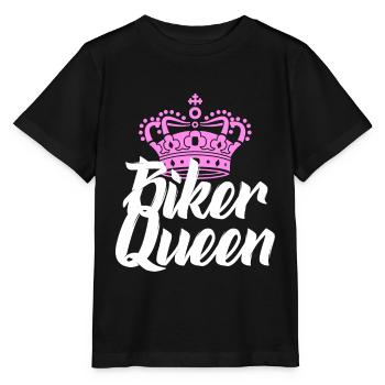 biker queen - Stanley/Stella MINI CREATOR Kids’ T-Shirt - black - Front - Mikhail (115cm)