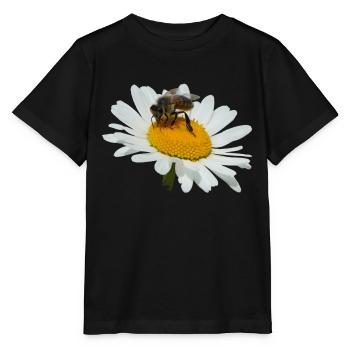 Die Biene ist eines der wichtigsten Nutztiere - Stanley/Stella Kinder T-Shirt MINI CREATOR  - Schwarz - Vorne - Mikhail (115cm)