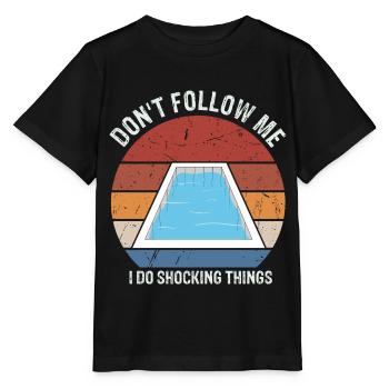 Pool Guy Design pour PoolBoy et Pool Cleaner - T-shirt bio MINI CREATOR Stanley/Stella Enfant - noir - Devant - Mikhail (115cm)