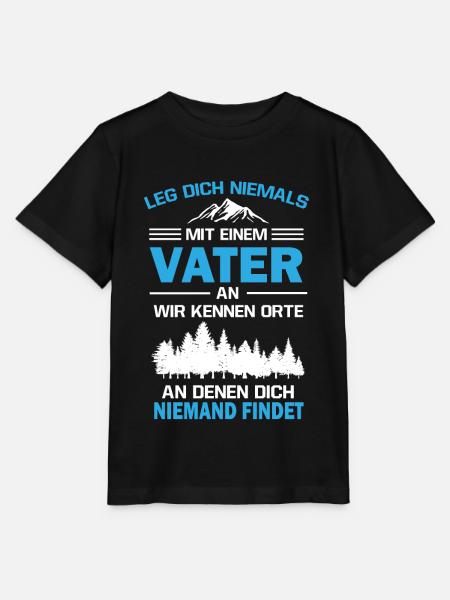 Vater, werdender Papa, Vater Geburt Geschenk - Stanley/Stella Kinder T-Shirt MINI CREATOR  - Schwarz