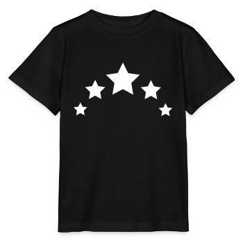 Étoiles - T-shirt bio MINI CREATOR Stanley/Stella Enfant - noir - Devant - Mikhail (115cm)