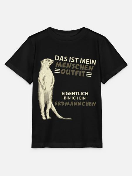 Erdmännchen - Stanley/Stella Kinder T-Shirt MINI CREATOR  - Schwarz