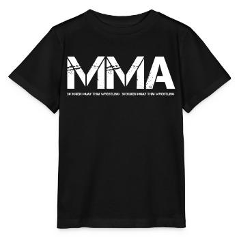 MMA - Stanley/Stella Kinder T-Shirt MINI CREATOR  - Schwarz - Vorne - Mikhail (115cm)