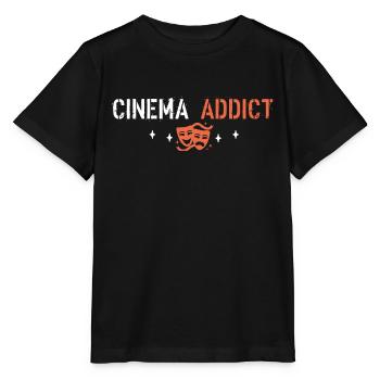 Cinema addict - Stanley/Stella MINI CREATOR Kids’ T-Shirt - black - Front - Mikhail (115cm)