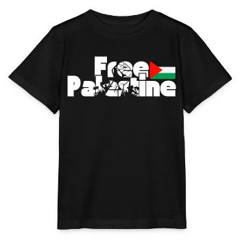 Befreit Palästina - Stanley/Stella Kinder T-Shirt MINI CREATOR  - Schwarz - Vorne - Mikhail (115cm)