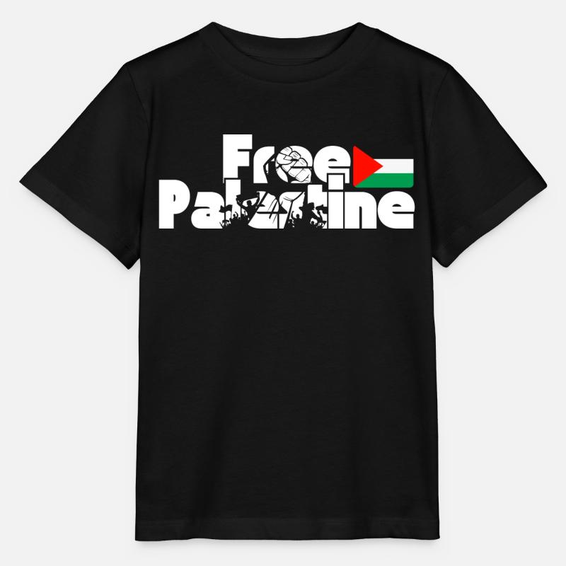 Free Palestine - T-shirt bio MINI CREATOR Stanley/Stella Enfant - noir