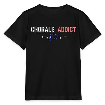 Chorale addict - T-shirt bio MINI CREATOR Stanley/Stella Enfant - noir - Devant - Mikhail (115cm)