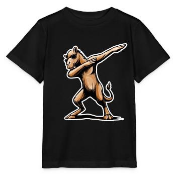 Cadeau élégant de dromadaire de dromadaire - T-shirt bio MINI CREATOR Stanley/Stella Enfant - noir - Devant - Mikhail (115cm)