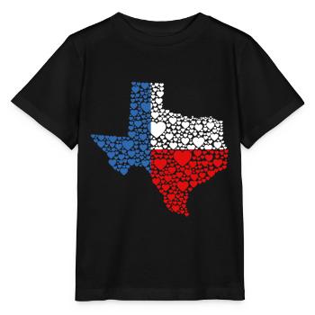 Texas Heart - T-shirt bio MINI CREATOR Stanley/Stella Enfant - noir - Devant - Mikhail (115cm)