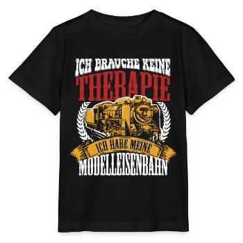 Modelleisenbahn Geschenk für Modelleisenbahner - Stanley/Stella Kinder T-Shirt MINI CREATOR  - Schwarz - Vorne - Mikhail (115cm)