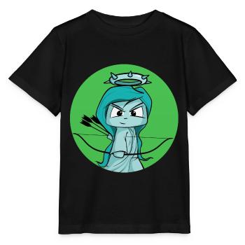 sweet Statue of Liberty, archer, archery - Stanley/Stella MINI CREATOR Kids’ T-Shirt - black - Front - Mikhail (115cm)