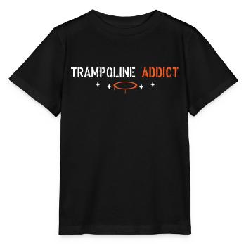 Trampoline addict - Stanley/Stella MINI CREATOR Kids’ T-Shirt - black - Front - Mikhail (115cm)