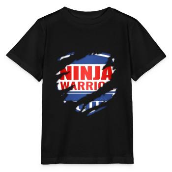 Ninja Warrior - Stanley/Stella Kinder T-Shirt MINI CREATOR  - Schwarz - Vorne - Mikhail (115cm)