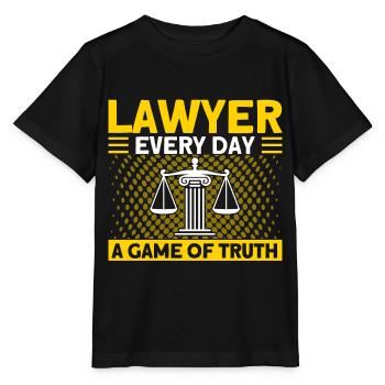 Faculty of Law Lawyer of Law Law Studen - Stanley/Stella MINI CREATOR Kids’ T-Shirt - black - Front - Mikhail (115cm)