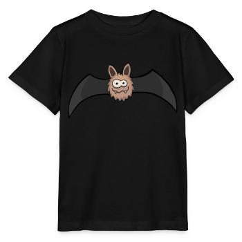 kleine Fledermaus - Stanley/Stella Kinder T-Shirt MINI CREATOR  - Schwarz - Vorne - Mikhail (115cm)