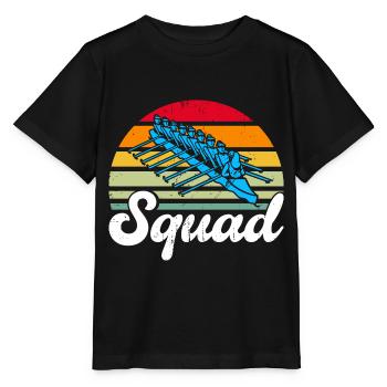 Team Rower Rower Rowing Gift - Stanley/Stella MINI CREATOR Kids’ T-Shirt - black - Front - Mikhail (115cm)