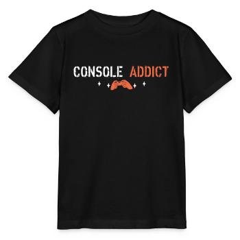 Konsolen-Süchtiger - Stanley/Stella Kinder T-Shirt MINI CREATOR  - Schwarz - Vorne - Mikhail (115cm)