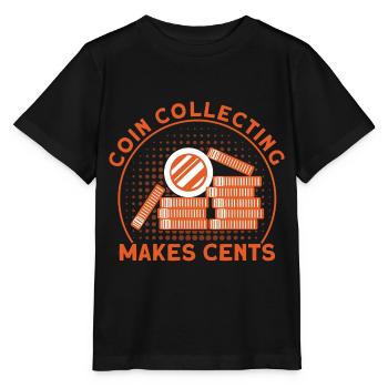 Collection de pièces Collection de pièces Collection de pièces de monnaie Numismatique - T-shirt bio MINI CREATOR Stanley/Stella Enfant - noir - Devant - Mikhail (115cm)