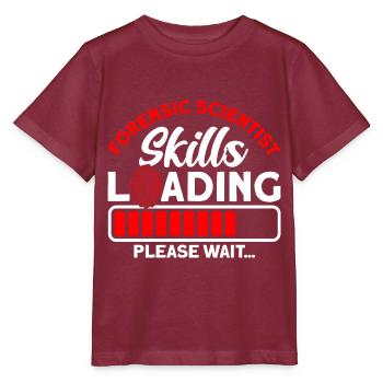Skills Loading Please wait Forensic Science - Stanley/Stella MINI CREATOR Kids’ T-Shirt - burgundy - Front - Kain (125cm)