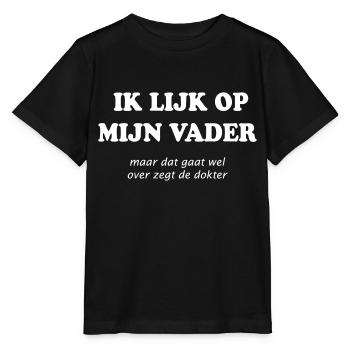 Je ressemble à mon père 1 - T-shirt bio MINI CREATOR Stanley/Stella Enfant - noir - Devant - Mikhail (115cm)