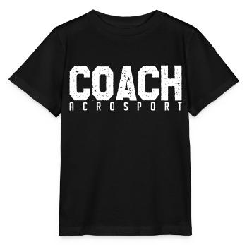 Acrosport Coach. Acrosport coach. coach. - Stanley/Stella MINI CREATOR Kids’ T-Shirt - black - Front - Mikhail (115cm)