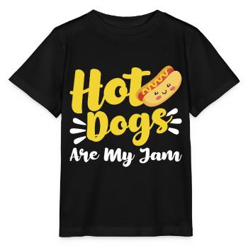 Hot Dogs sind meine Marmelade Hot Dog Geschenk - Stanley/Stella Kinder T-Shirt MINI CREATOR  - Schwarz - Vorne - Mikhail (115cm)