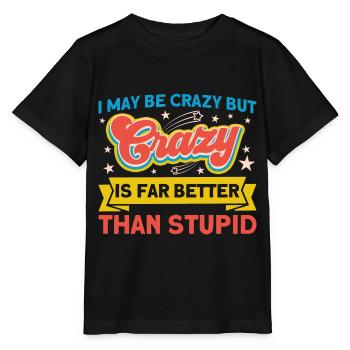 Sarcasm Sarcastic Irony Gift - Stanley/Stella MINI CREATOR Kids’ T-Shirt - black - Front - Mikhail (115cm)