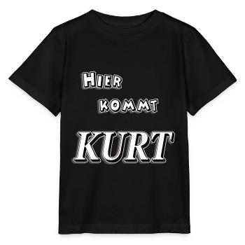 Voici kurt t-shirt tshirt tee shirt prénom - T-shirt bio MINI CREATOR Stanley/Stella Enfant - noir - Devant - Mikhail (115cm)