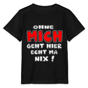 Rien ne fonctionne sans moi Rien ne fonctionne - T-shirt bio MINI CREATOR Stanley/Stella Enfant - noir - Devant - Mikhail (115cm)