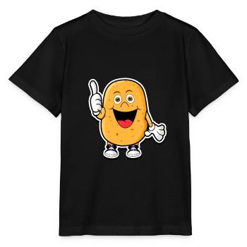pomme de terre - T-shirt bio MINI CREATOR Stanley/Stella Enfant - noir - Devant - Mikhail (115cm)