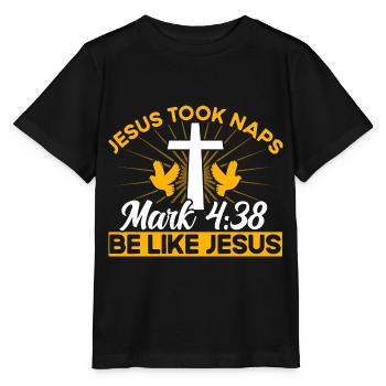 Inspirierend Christlich Religiös Geschenk - Stanley/Stella Kinder T-Shirt MINI CREATOR  - Schwarz - Vorne - Mikhail (115cm)