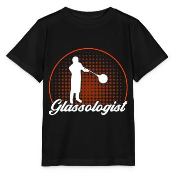 Soufflage de verre Soufflage de verre Cadeau de soufflage de verre - T-shirt bio MINI CREATOR Stanley/Stella Enfant - noir - Devant - Mikhail (115cm)