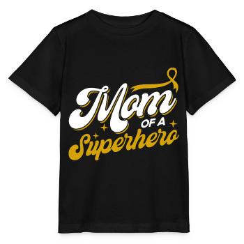 Childhood cancer survivor of childhood cancer - Stanley/Stella MINI CREATOR Kids’ T-Shirt - black - Front - Mikhail (115cm)