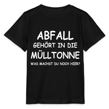 Lustige Sprüche - Stanley/Stella Kinder T-Shirt MINI CREATOR  - Schwarz - Vorne - Mikhail (115cm)