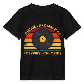Vinyl Record Record Collection Gift - Stanley/Stella MINI CREATOR Kids’ T-Shirt - black - Front - Mikhail (115cm)